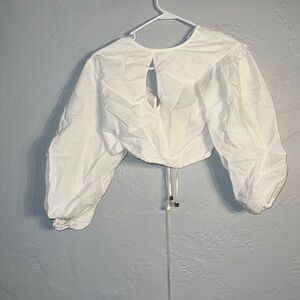 Suboo linen cropped shirt